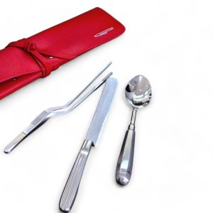 CHEF’S EQUIPMENT SET Silver [Mini Roll Red]