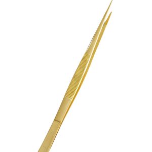 Tweezer Straight 20cm. [Gold]