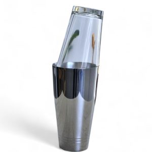 UK Stainless Boston Shaker (With glass lid)
