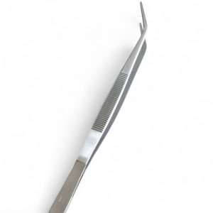 Tweezer Stainless Angled 20 cm. [Silver]