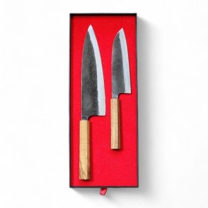 Exclusive Kochi Series. High carbon blade. [Gyuto+Santoku]