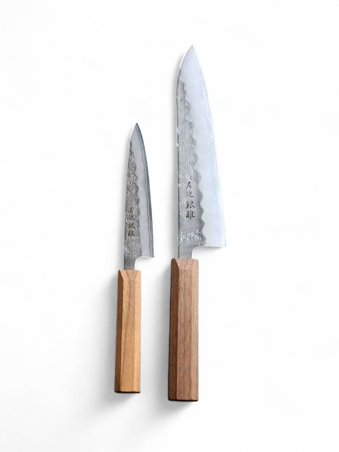 Gingami Silver 3 Kitchen Knife Nashiji Petty 135mm. - Image 6