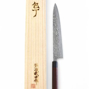 Saji R2 Kuro Damascus RO Sujihiki 270mm.