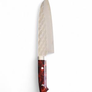 Saji SG Strix Santoku 180mm Arcylic Handle. [Brown]